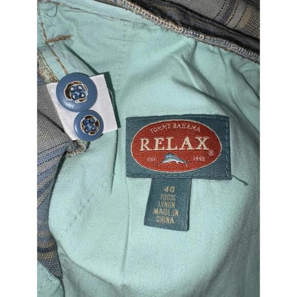 Tommy Bahama Shorts Mens 40 Cargo Flat Black Blue Lot 2 Outdoors Casual Golf - Picture 8 of 9